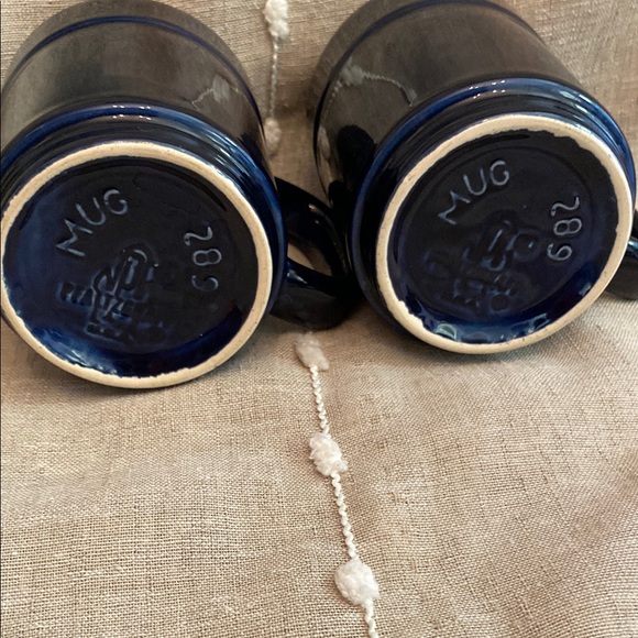 Pfaltzgraff Cobalt Blue Ceramic Mug part of the Compatibles Blue collection rare - Picture 2 of 3